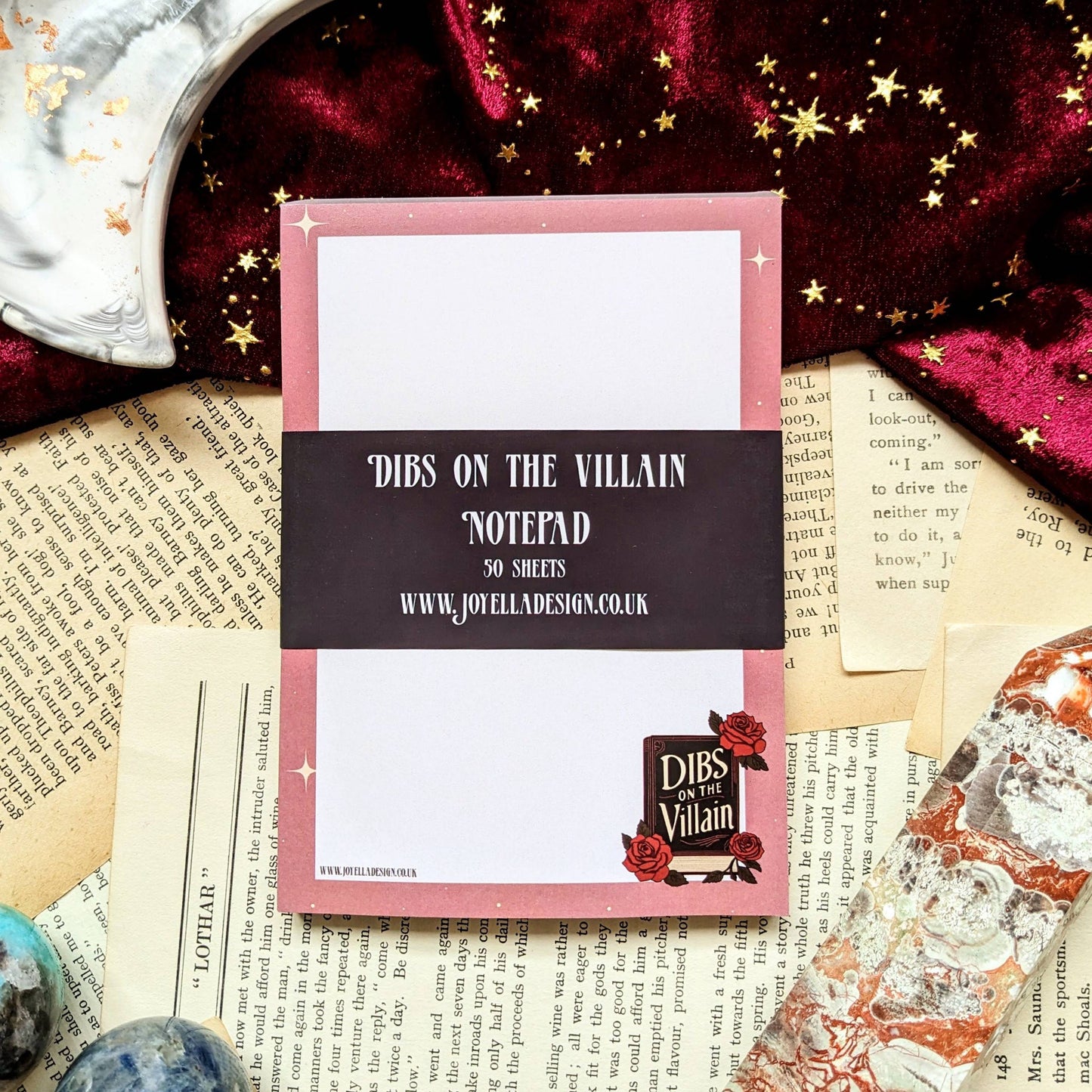 A6 Notepad- Dibs on the Villain