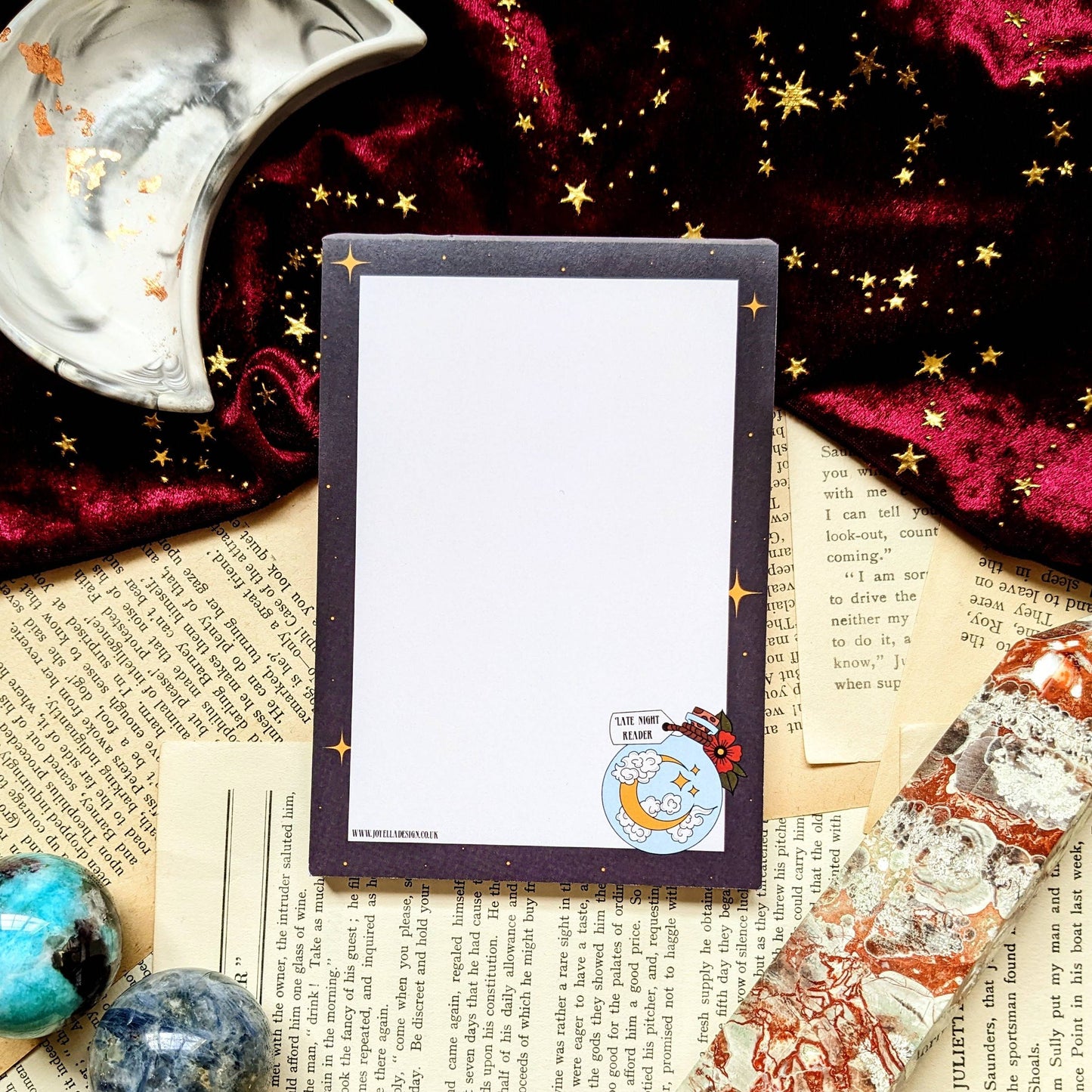 A6 Notepad- Late Night Reader