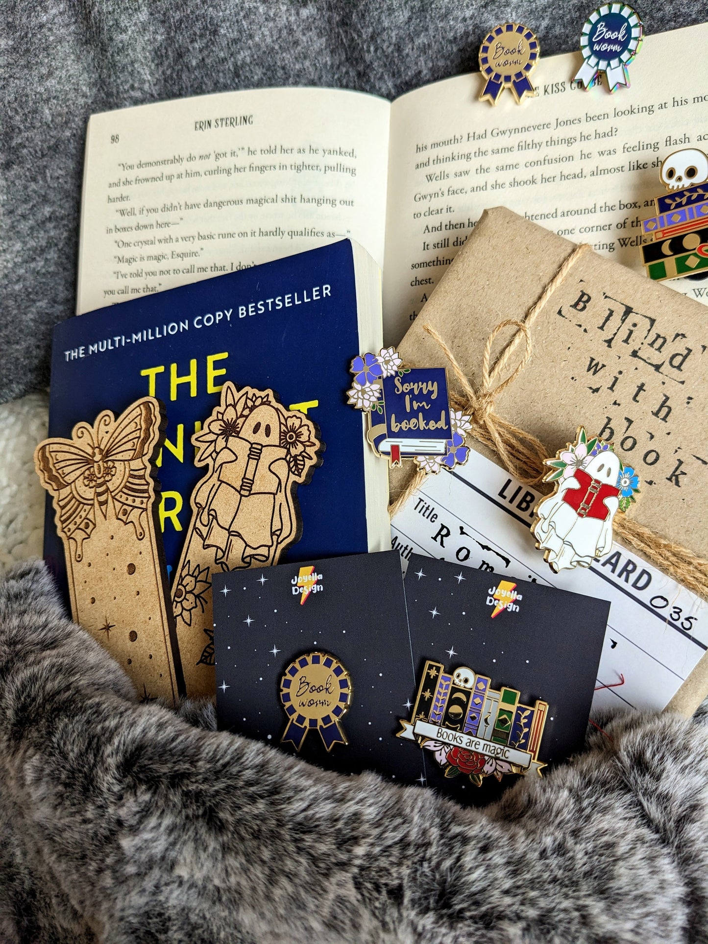 Reading Ghost hard Enamel pin