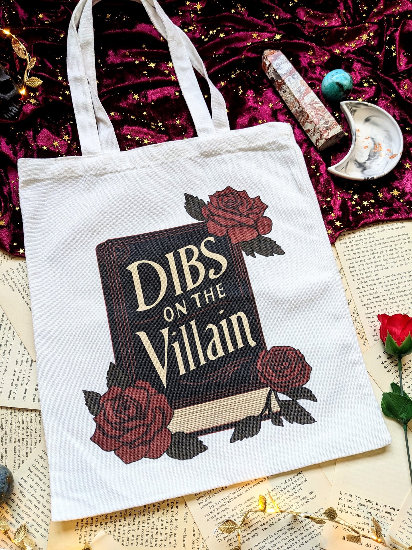 Dibs on the Villain Canvas Tote Bag