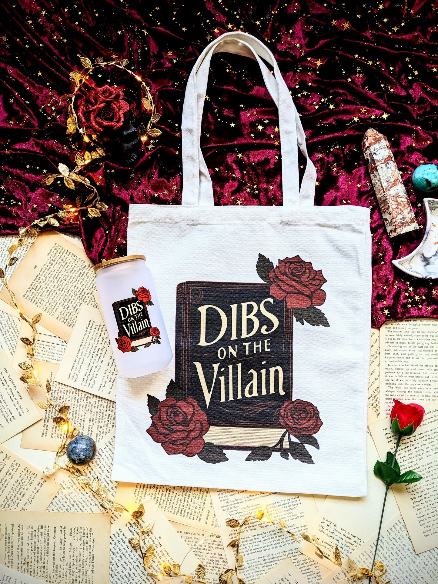 Dibs on the Villain Canvas Tote Bag