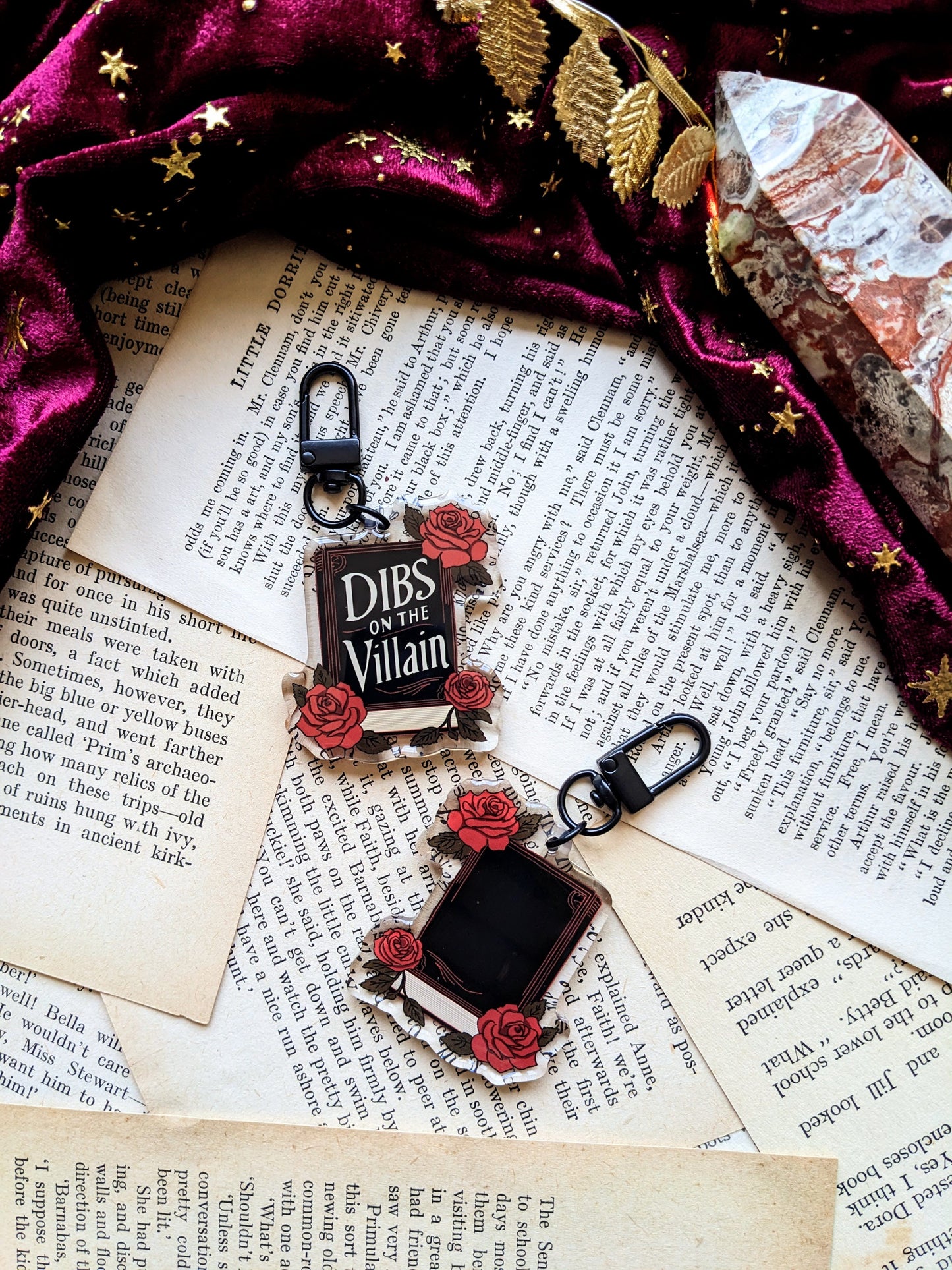 Dibs on the Villain Acrylic Key-ring