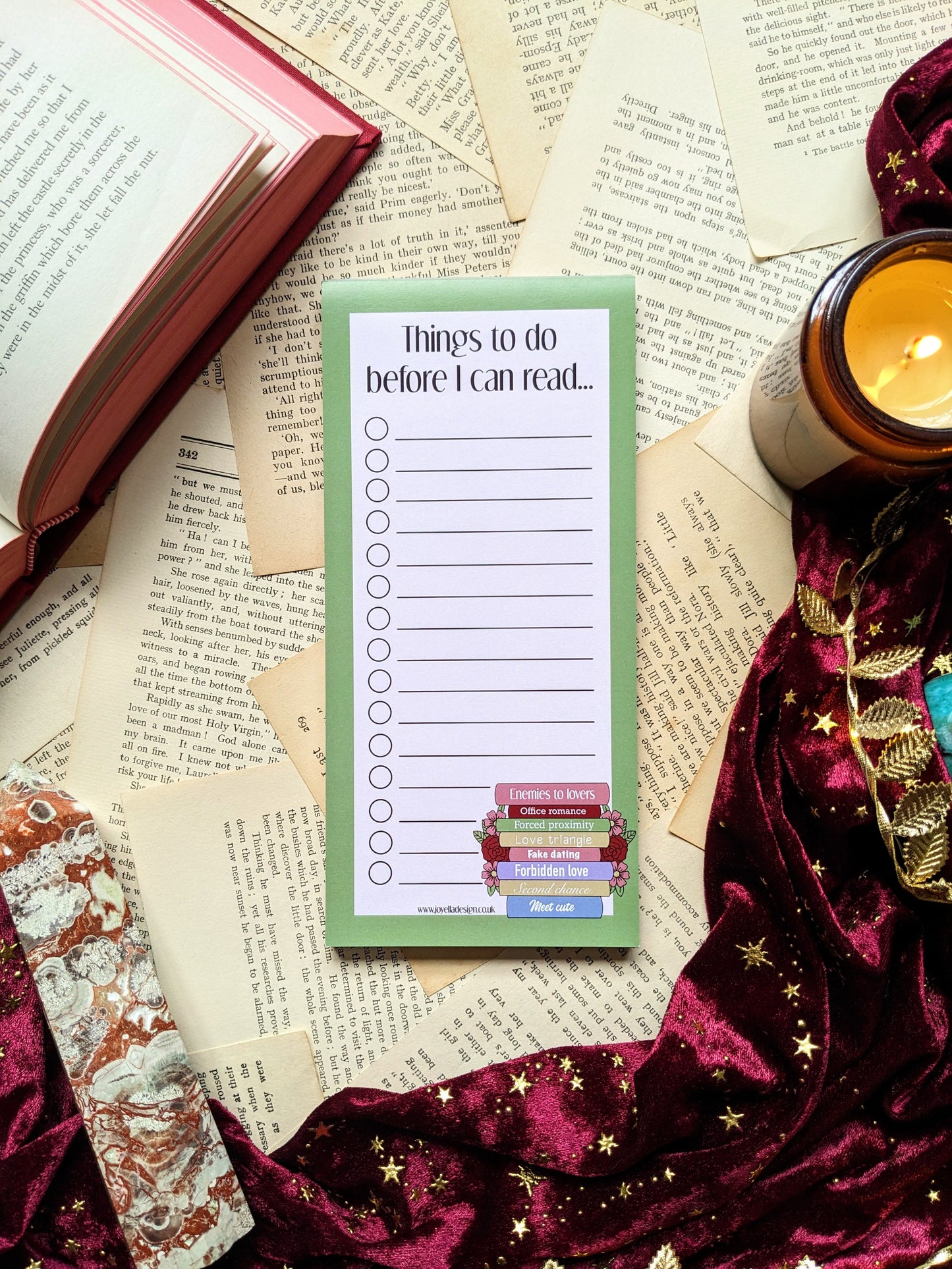 Romance Tropes - Things to do before I can read Notepad