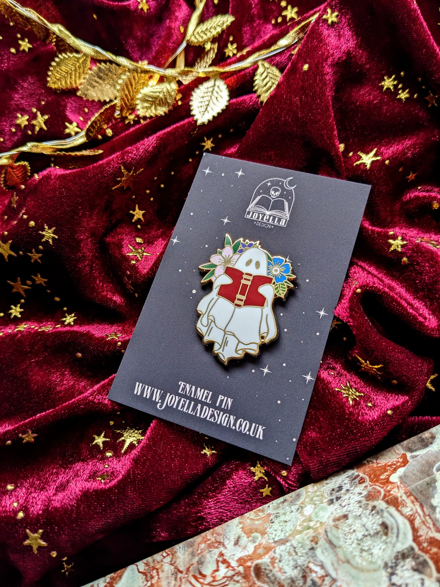 Reading Ghost hard Enamel pin