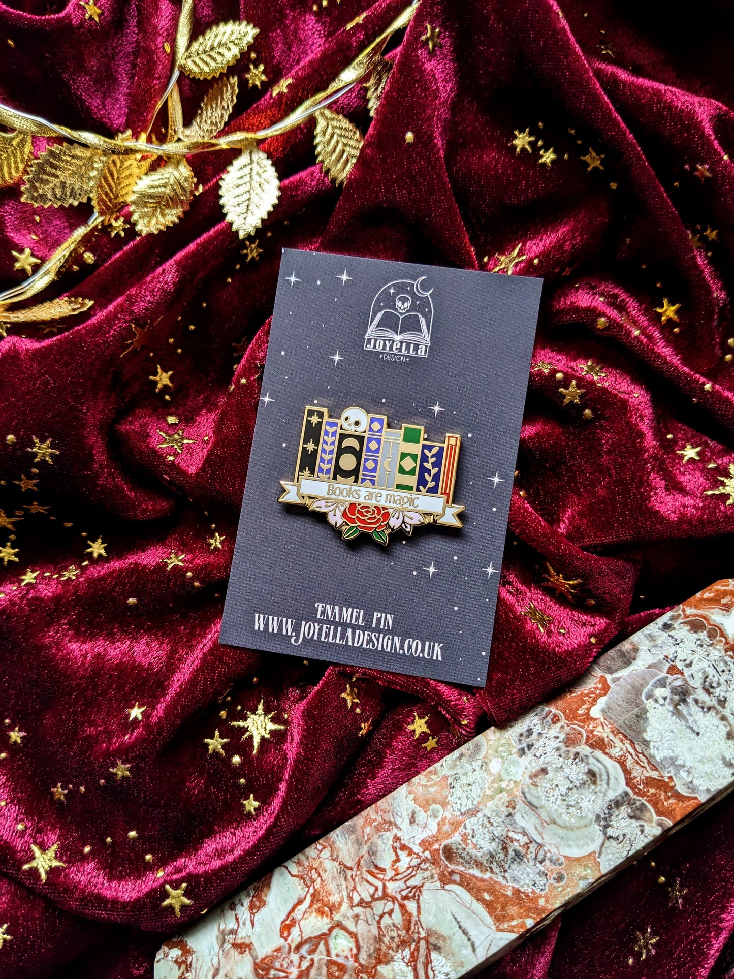 Books are Magic hard Enamel pin