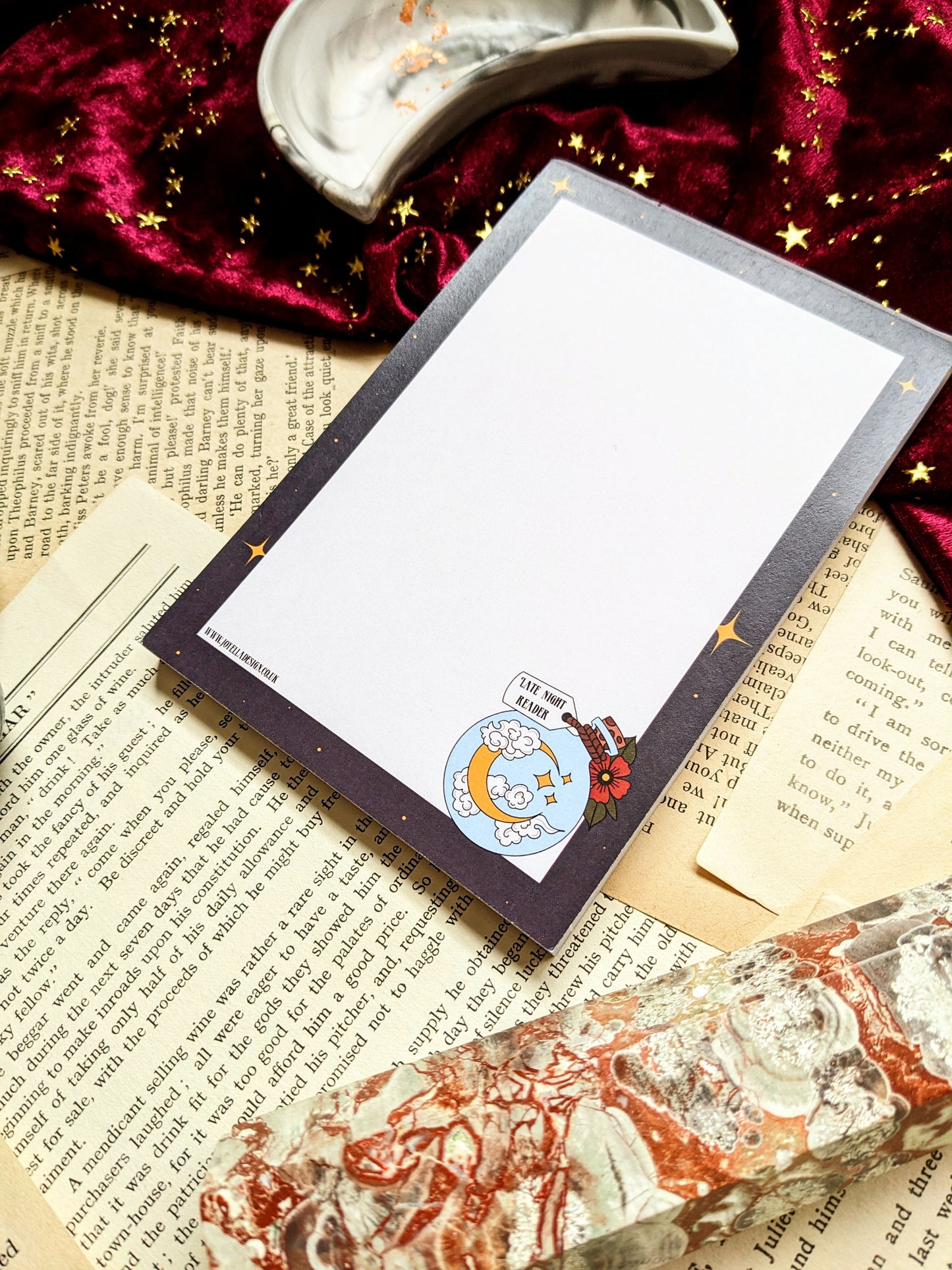 A6 Notepad- Late Night Reader