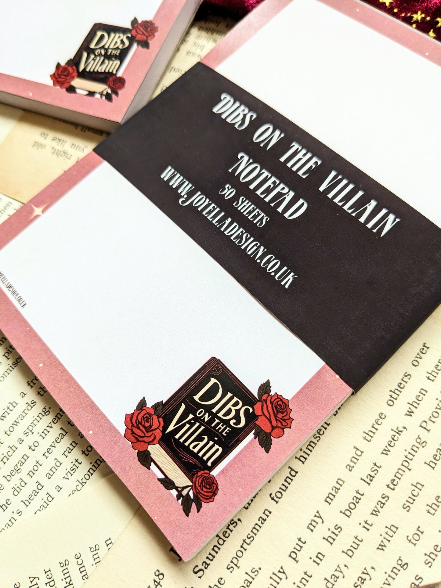 A6 Notepad- Dibs on the Villain