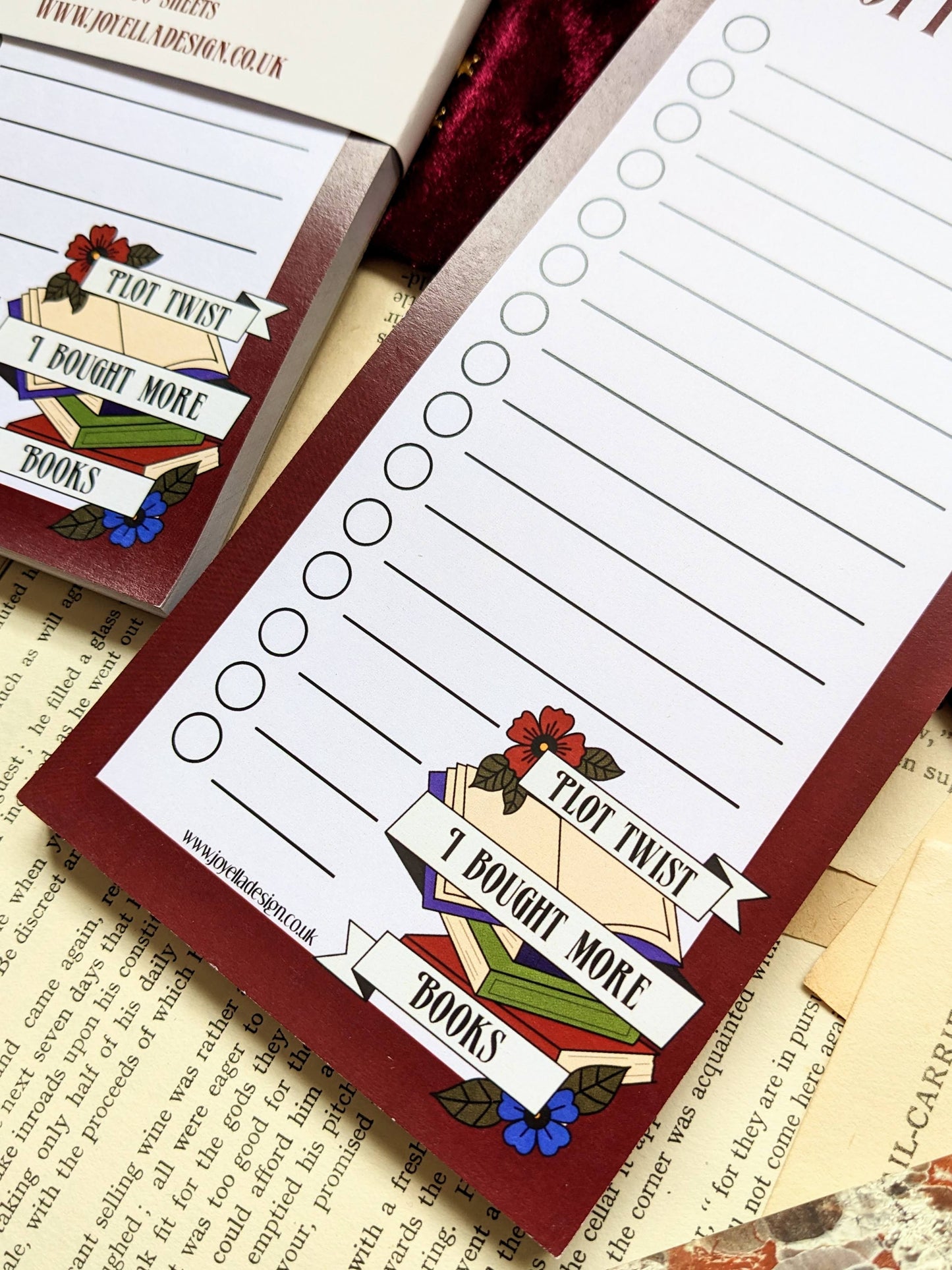 Shopping List Notepad- Plot Twist I bought more books