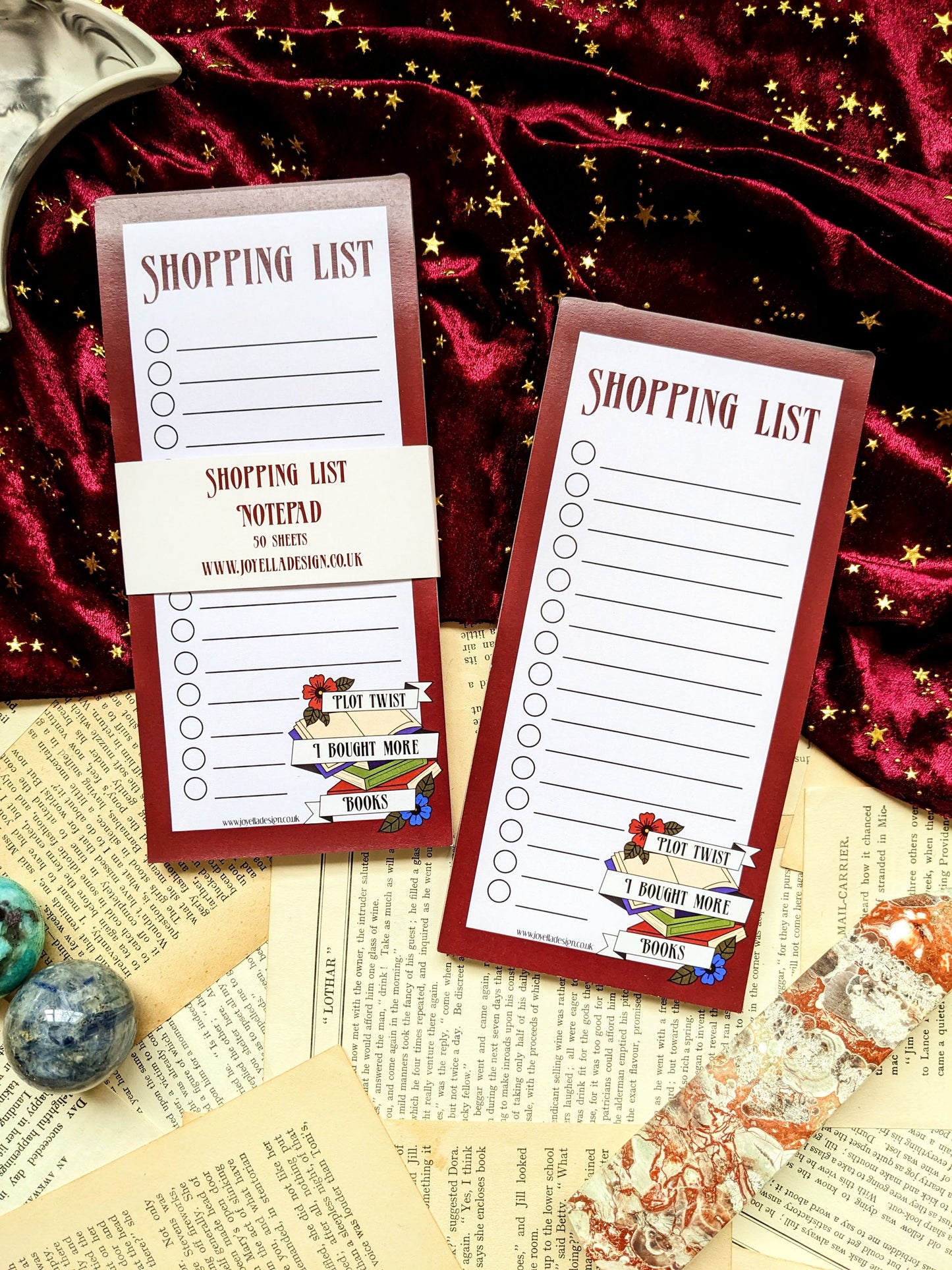 Shopping List Notepad- Plot Twist I bought more books