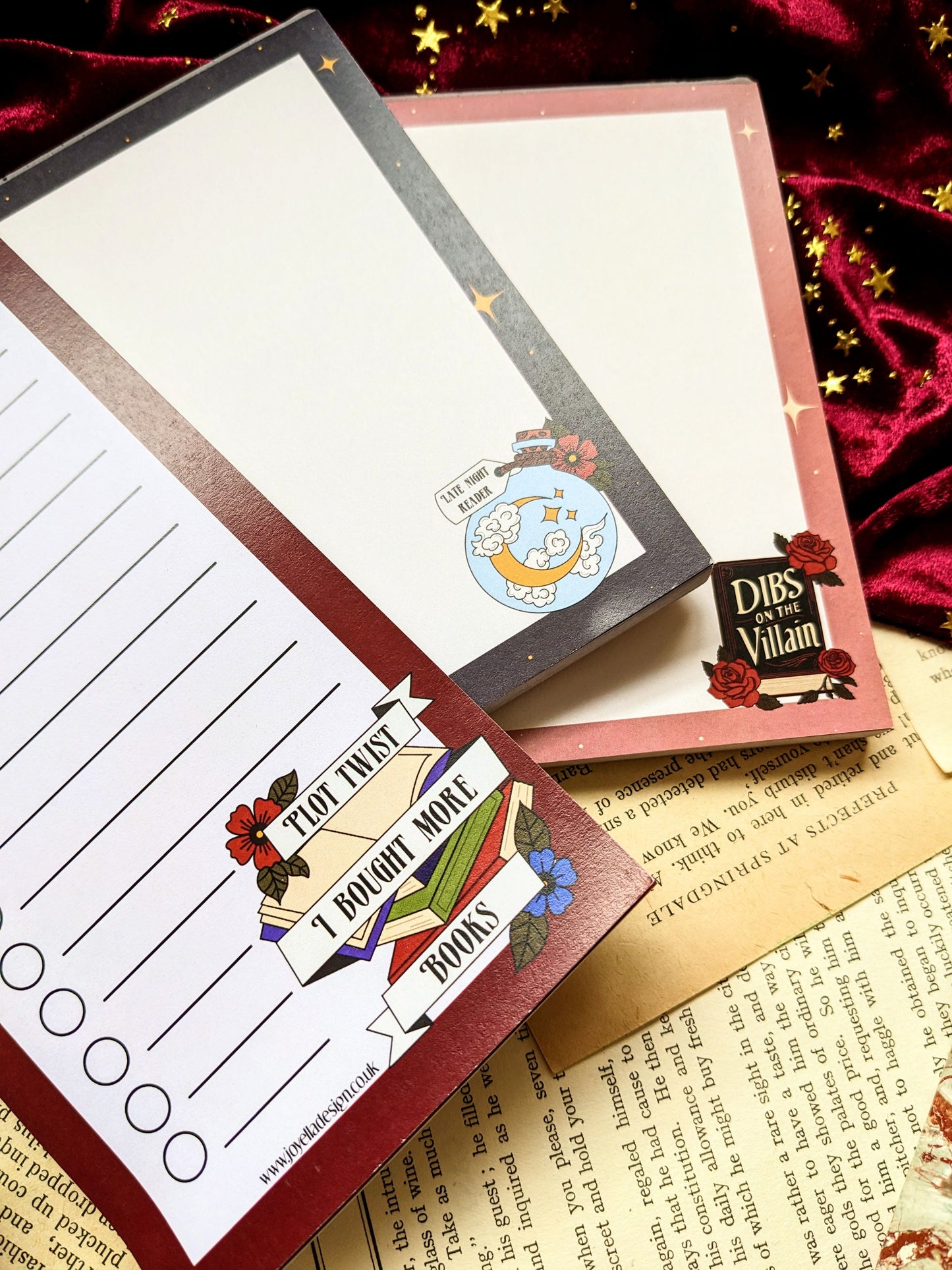 A6 Notepad- Dibs on the Villain