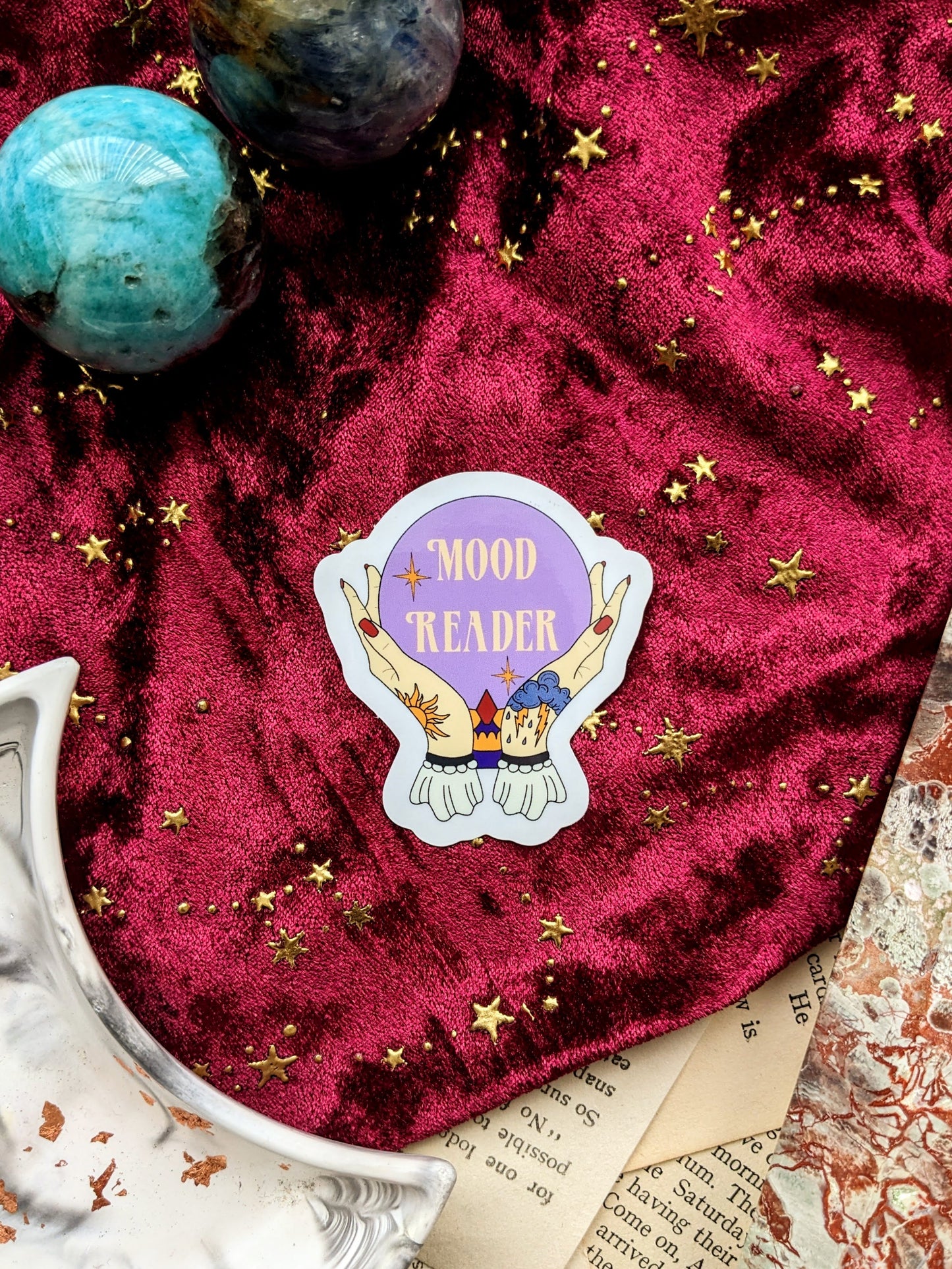 Mood Reader Clear Vinyl sticker