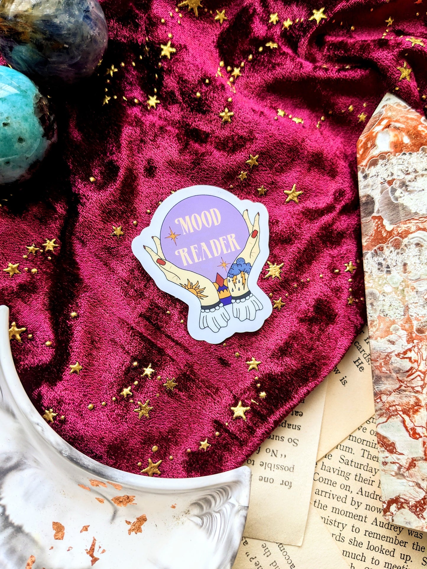 Mood Reader Clear Vinyl sticker