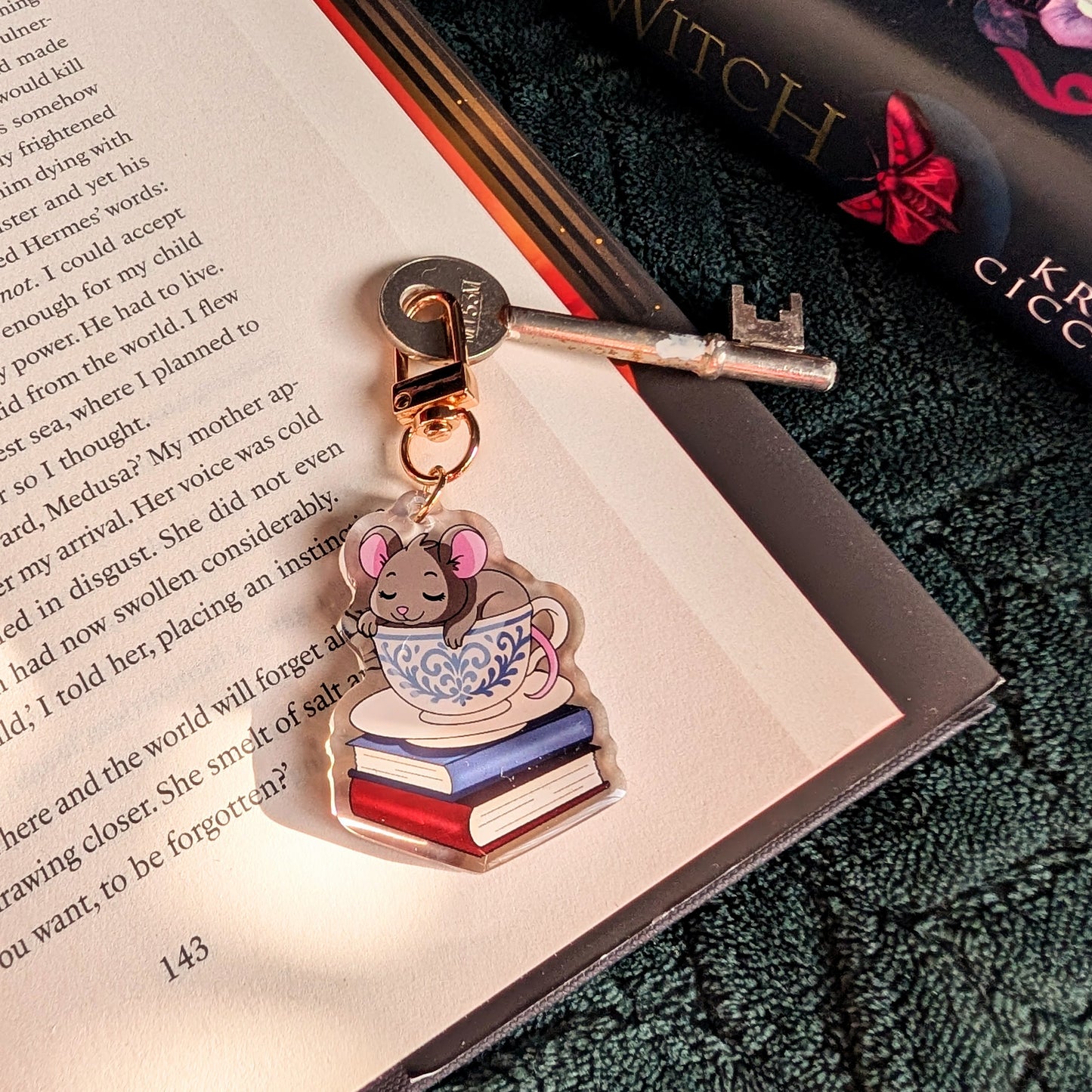 Doris the mouse Keyring