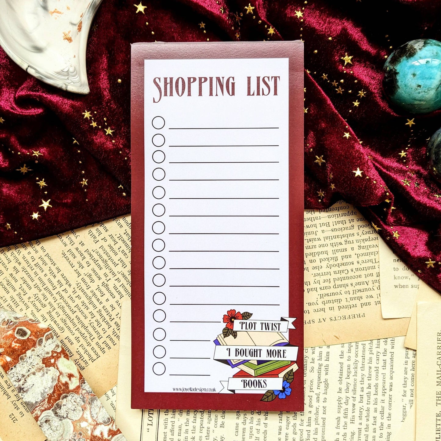 Shopping List Notepad- Plot Twist I bought more books