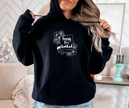 Sorry I'm Booked-Premium Unisex Pullover Hoodie