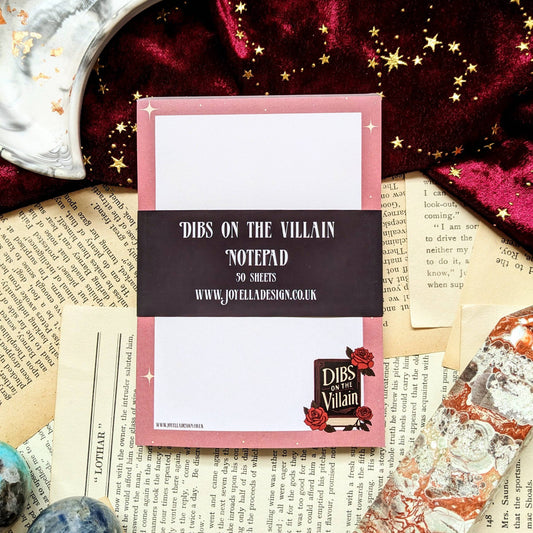 A6 Notepad- Dibs on the Villain