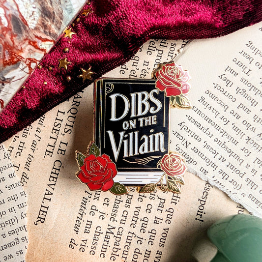 Dibs on the Villain hard enamel pin
