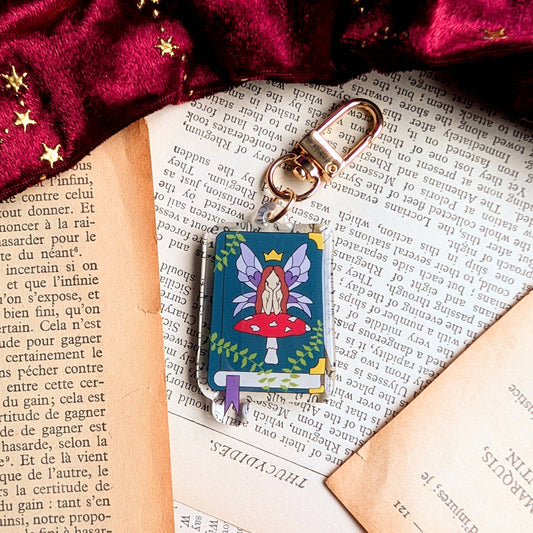 Fairy Book Acrylic Key-ring