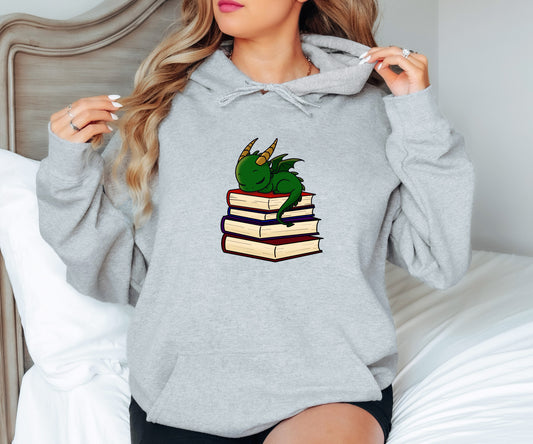 Dragon Book Buddy- Premium Unisex Pullover Hoodie