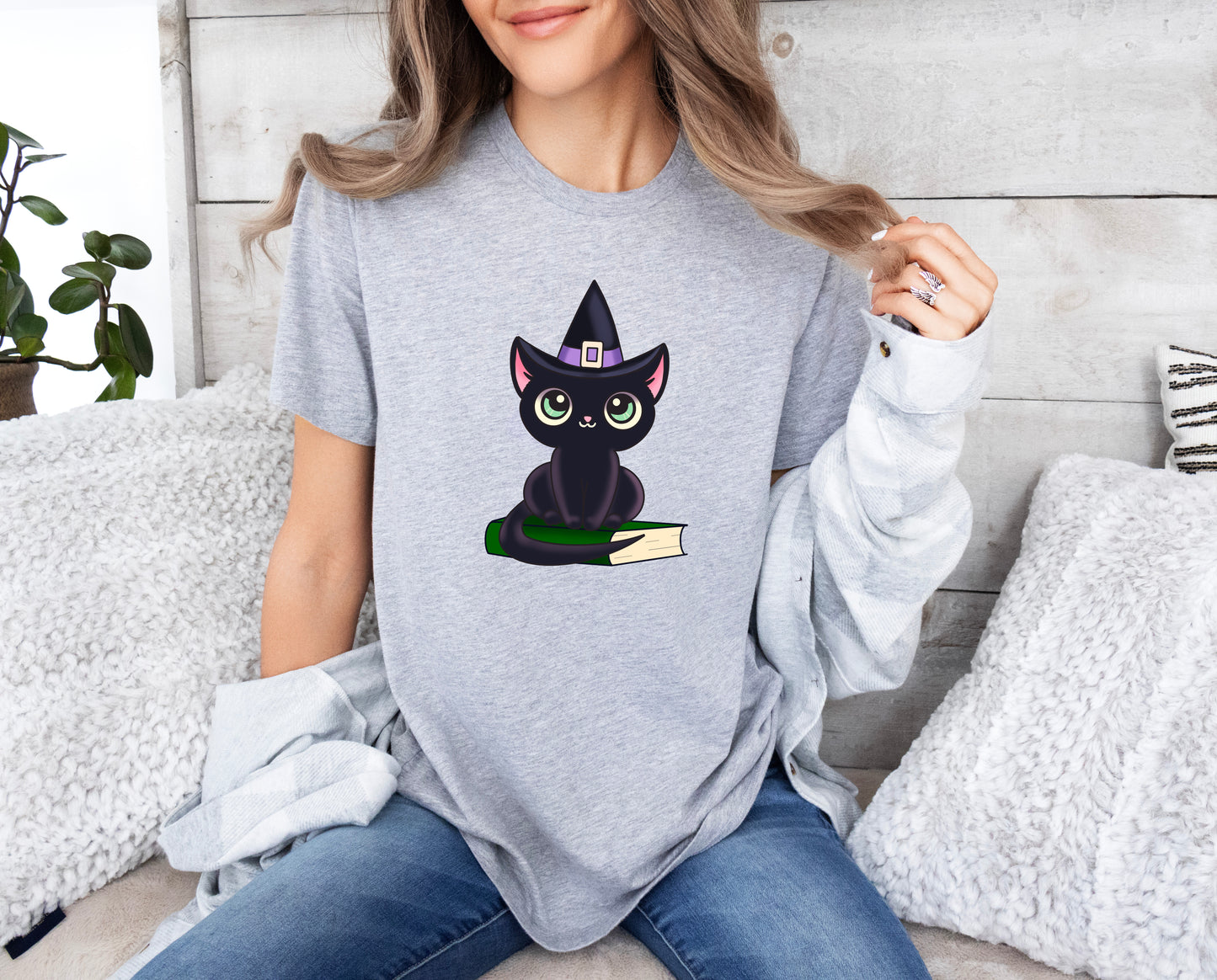 Cat Heavyweight Unisex Crewneck T-shirt