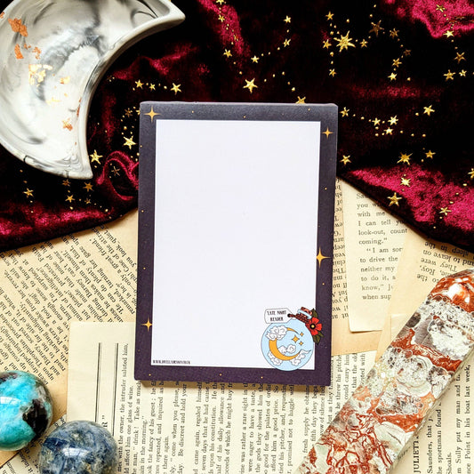 A6 Notepad- Late Night Reader
