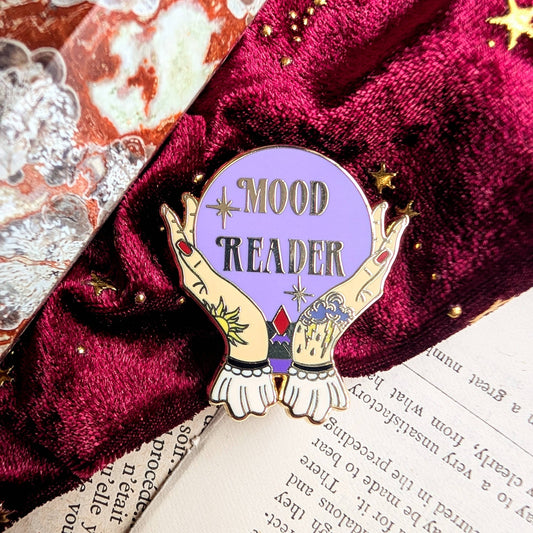 Mood Reader Crystal Ball hard enamel pin