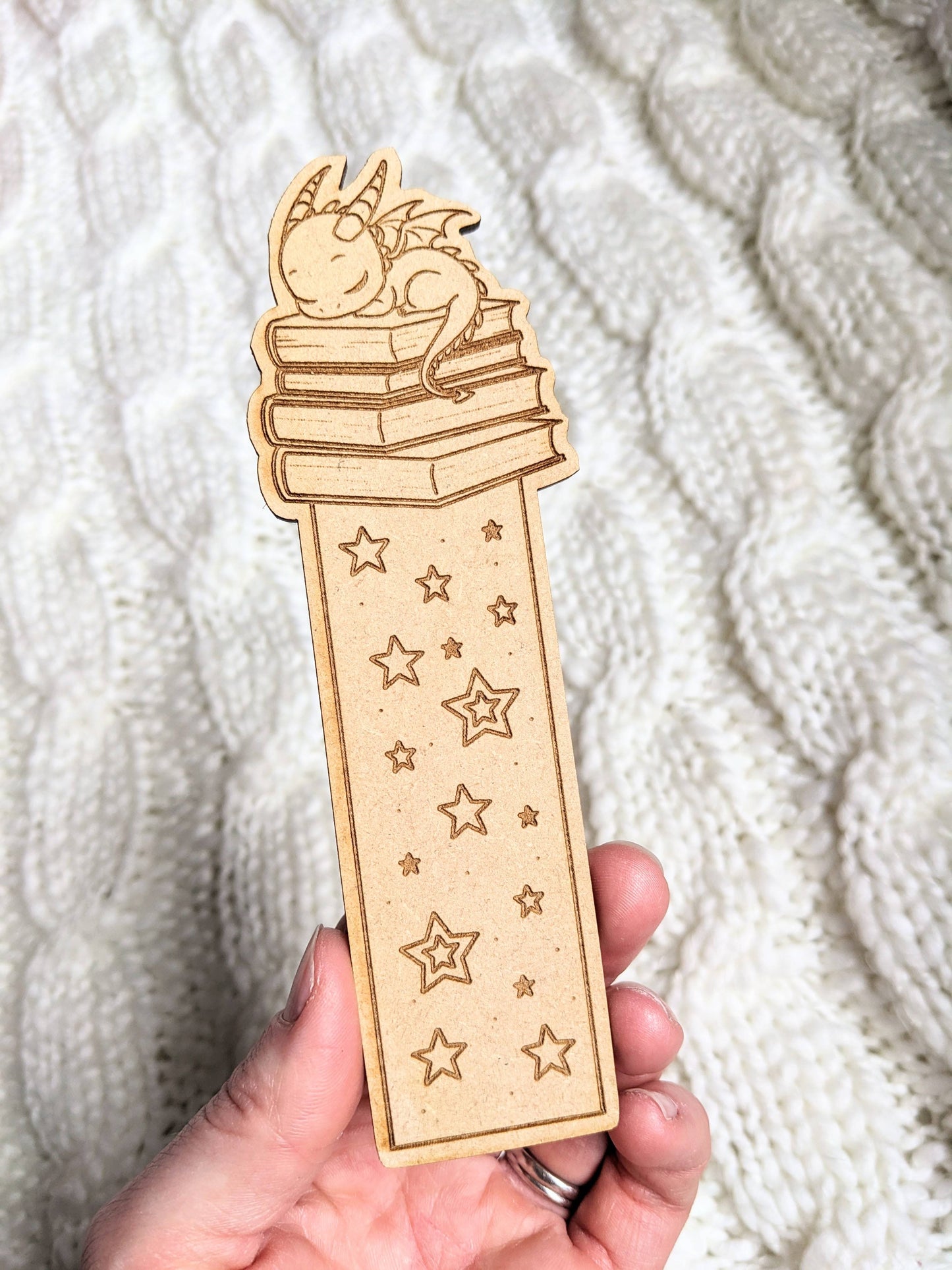 Blaze the Dragon- Wooden bookmark