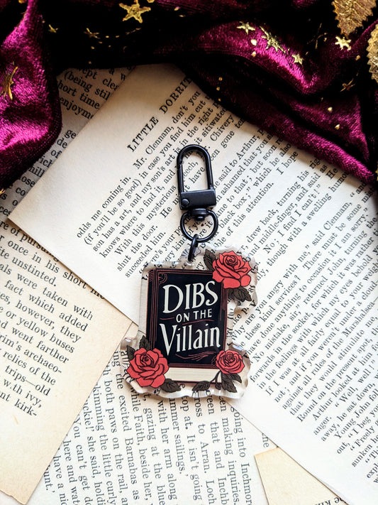 Dibs on the Villain Acrylic Key-ring