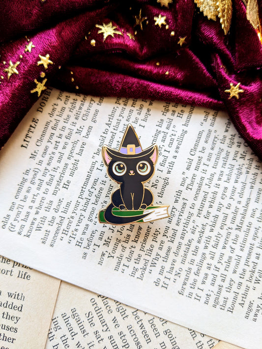 Shadow the Cat hard enamel pin