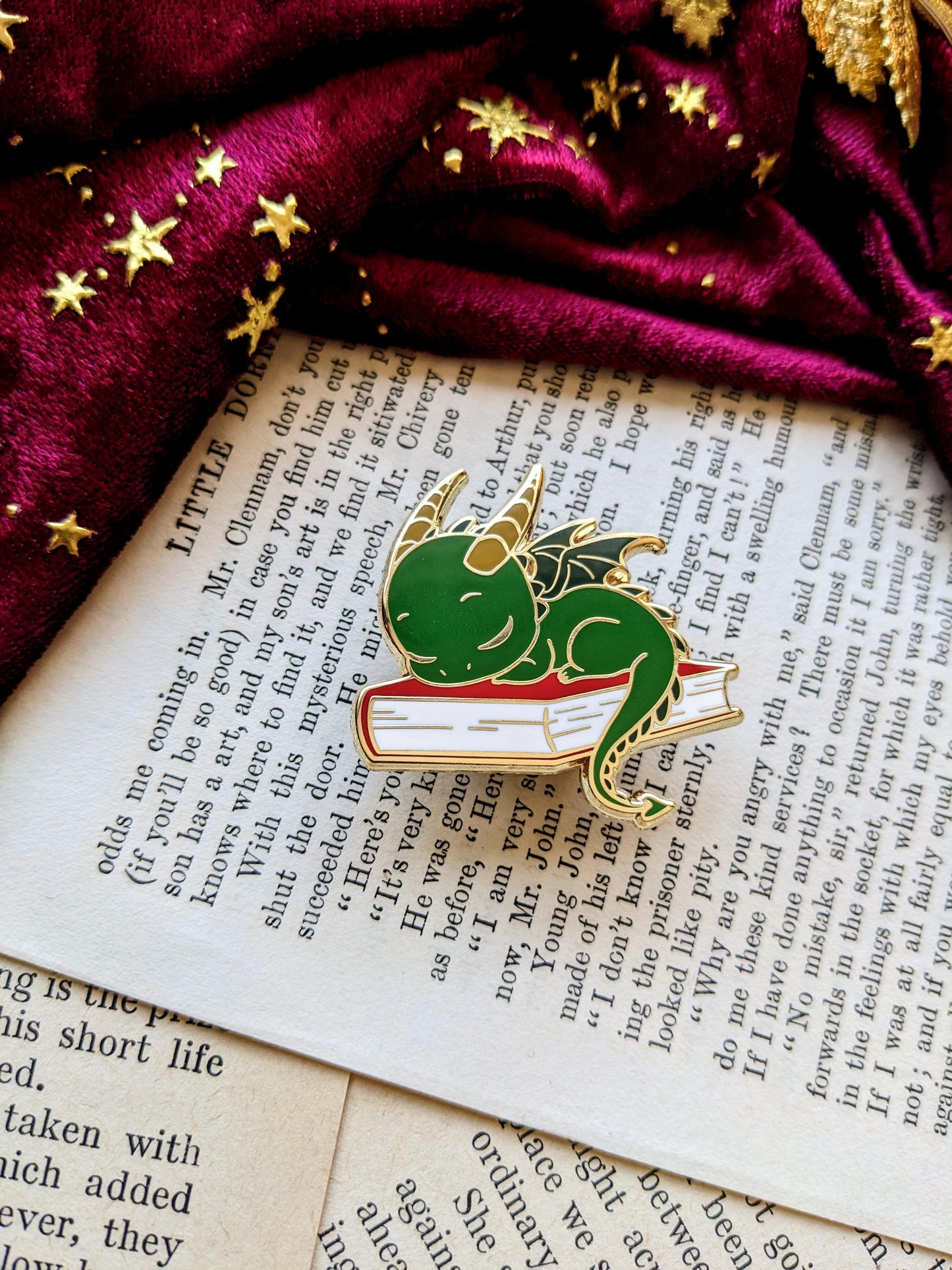 Blaze the Dragon hard enamel pin