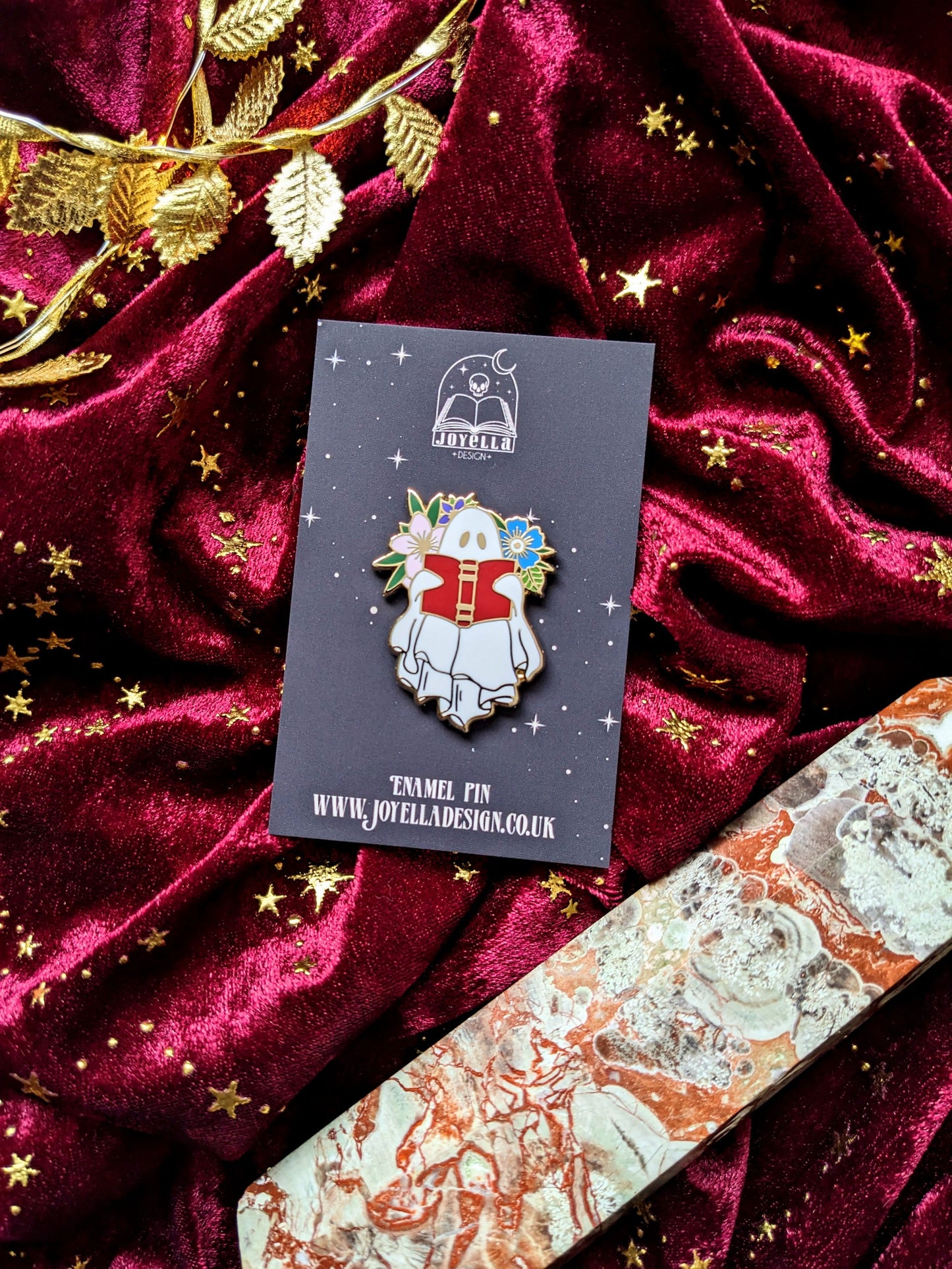 Reading Ghost hard Enamel pin