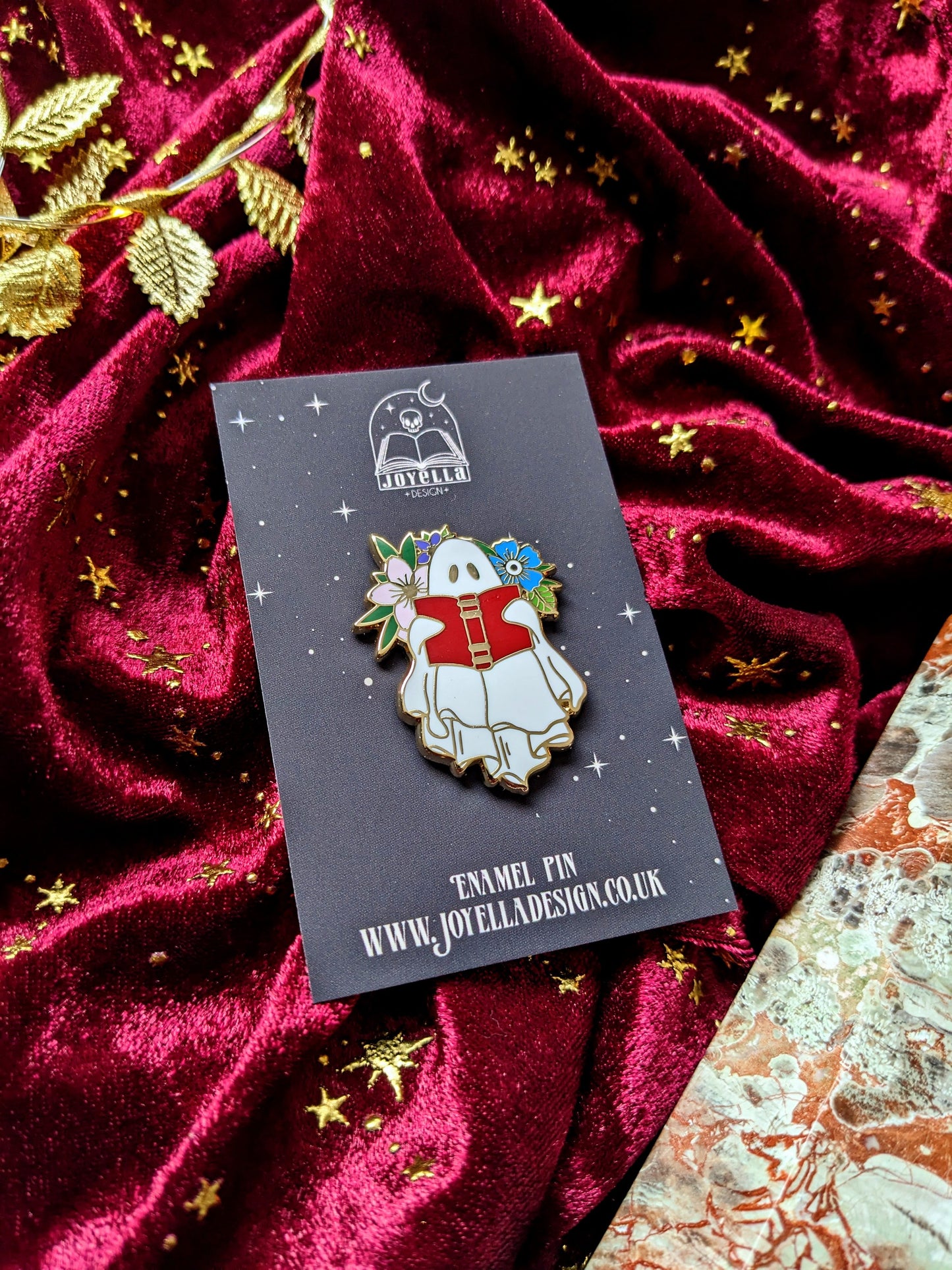 Reading Ghost hard Enamel pin