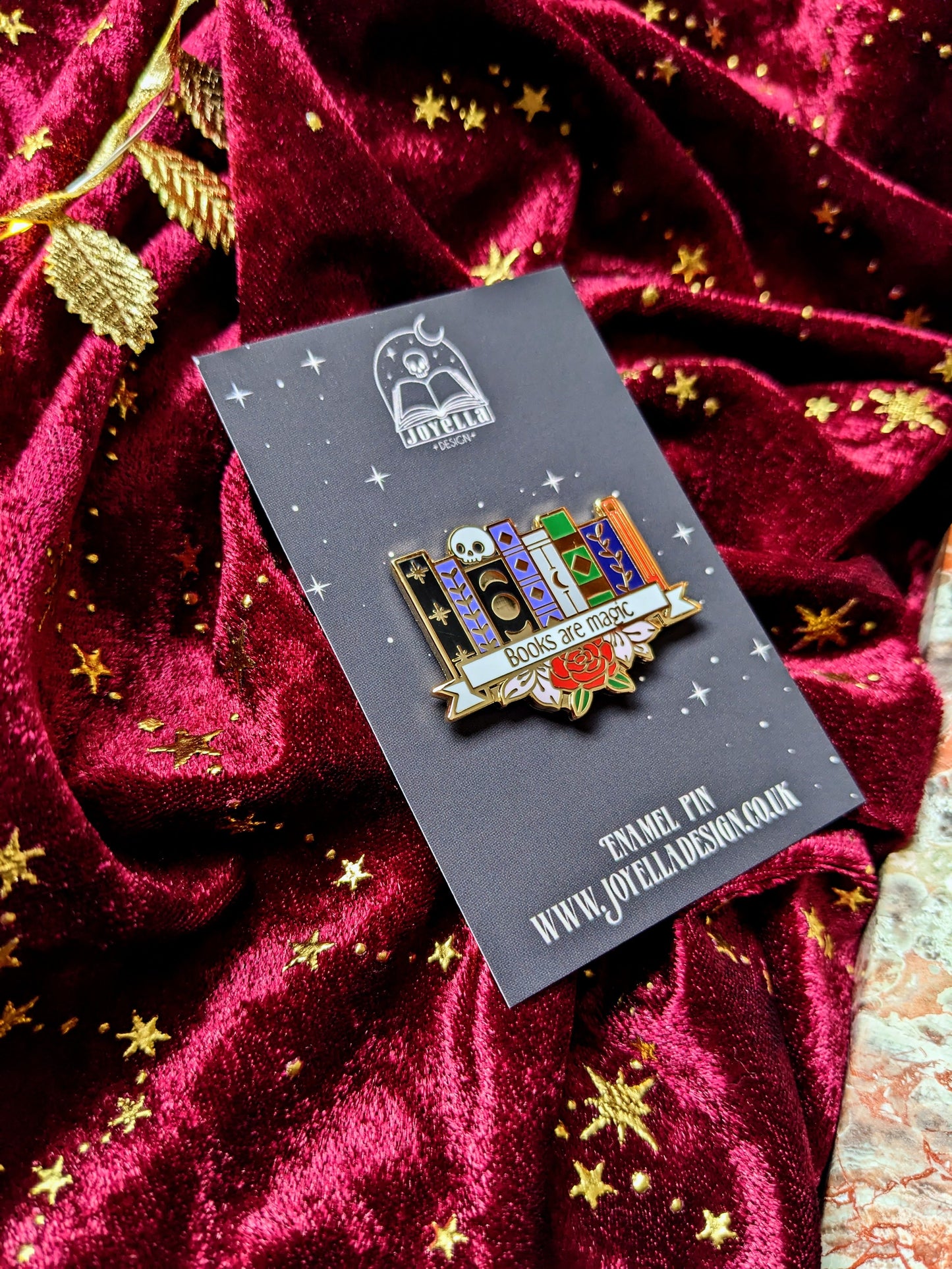 Books are Magic hard Enamel pin