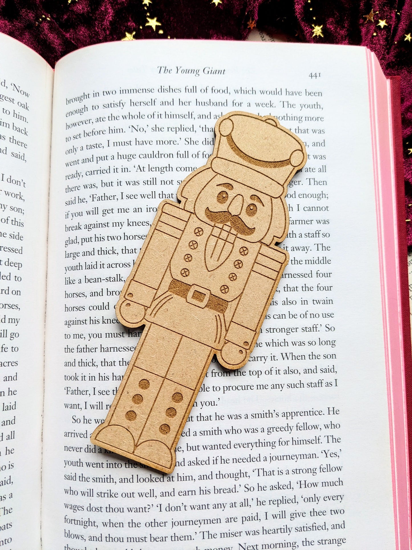 Nutcracker- Wooden bookmark