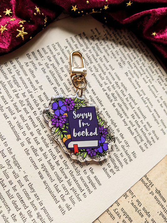 Sorry I'm booked Acrylic Key-ring