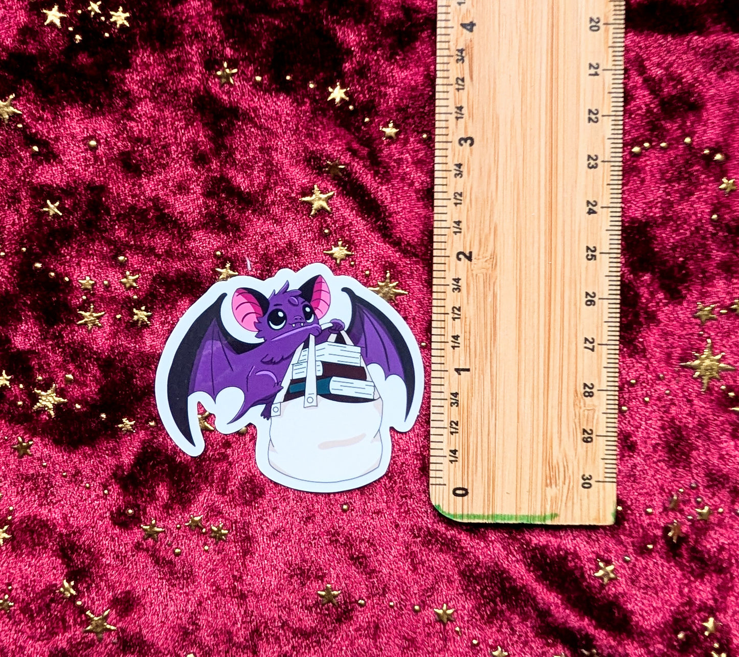 Dawn the Bat Clear Vinyl Sticker