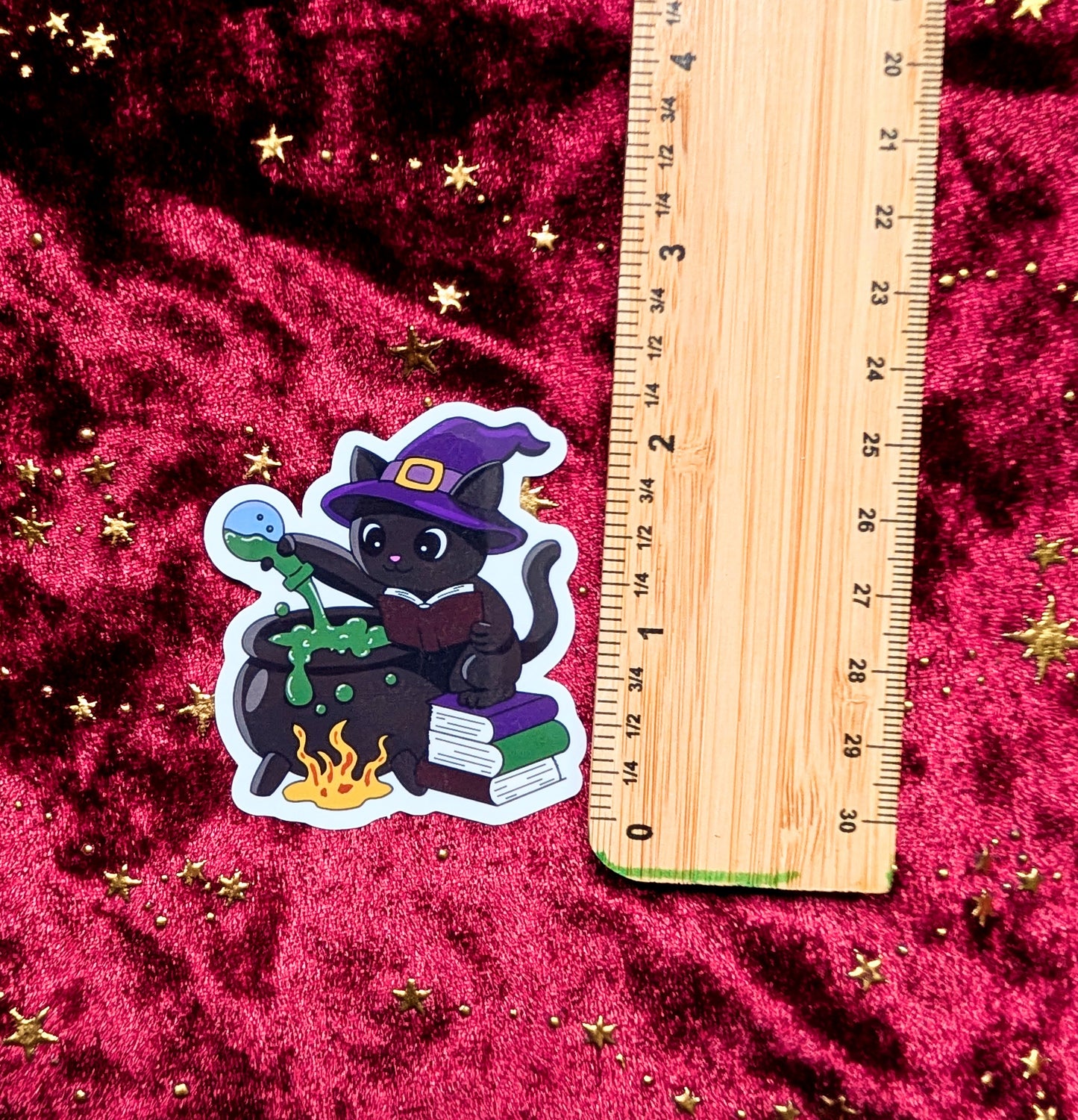 Shadow the cat clear vinyl sticker