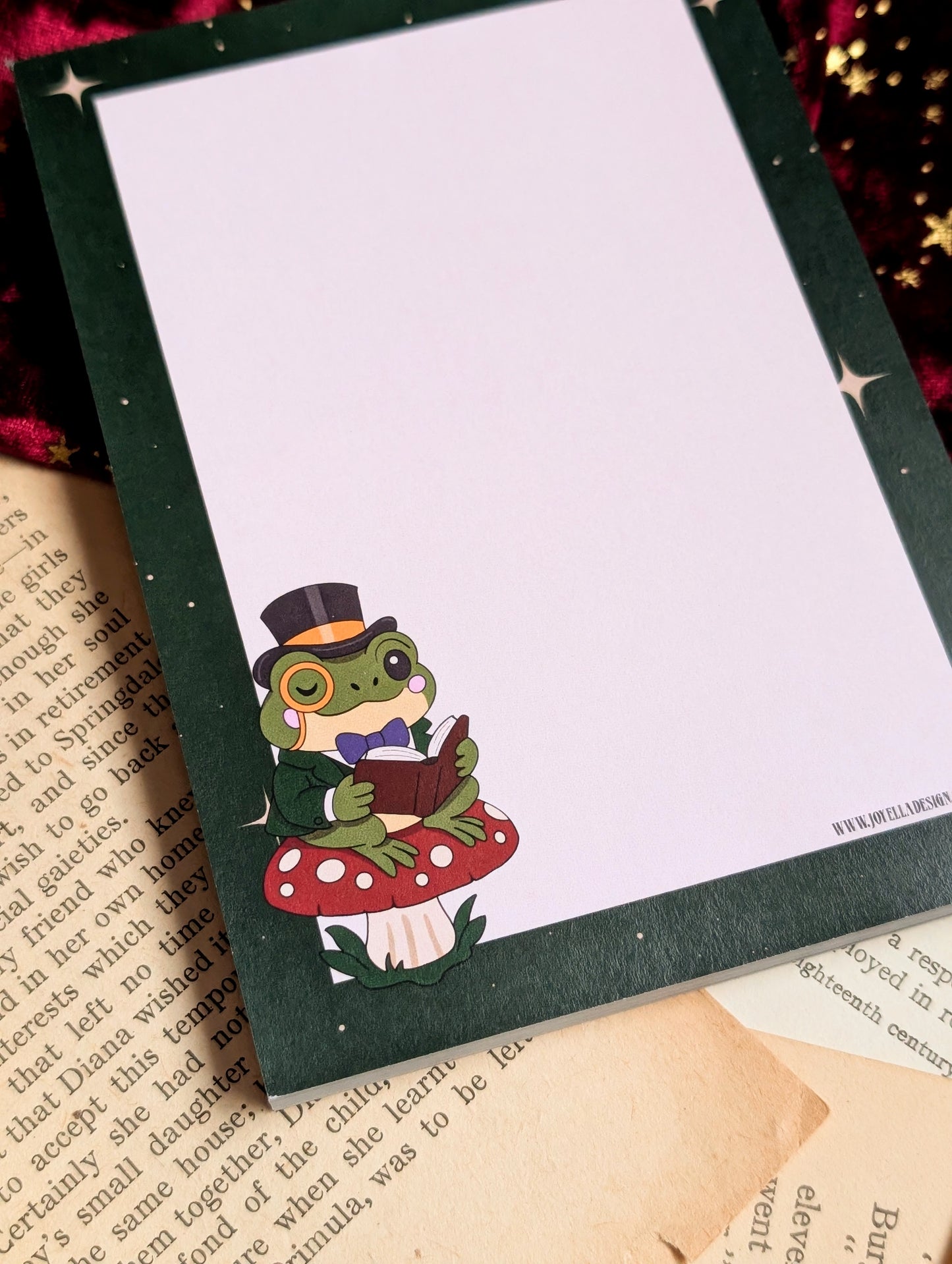A6 Notepad Frederick the frog