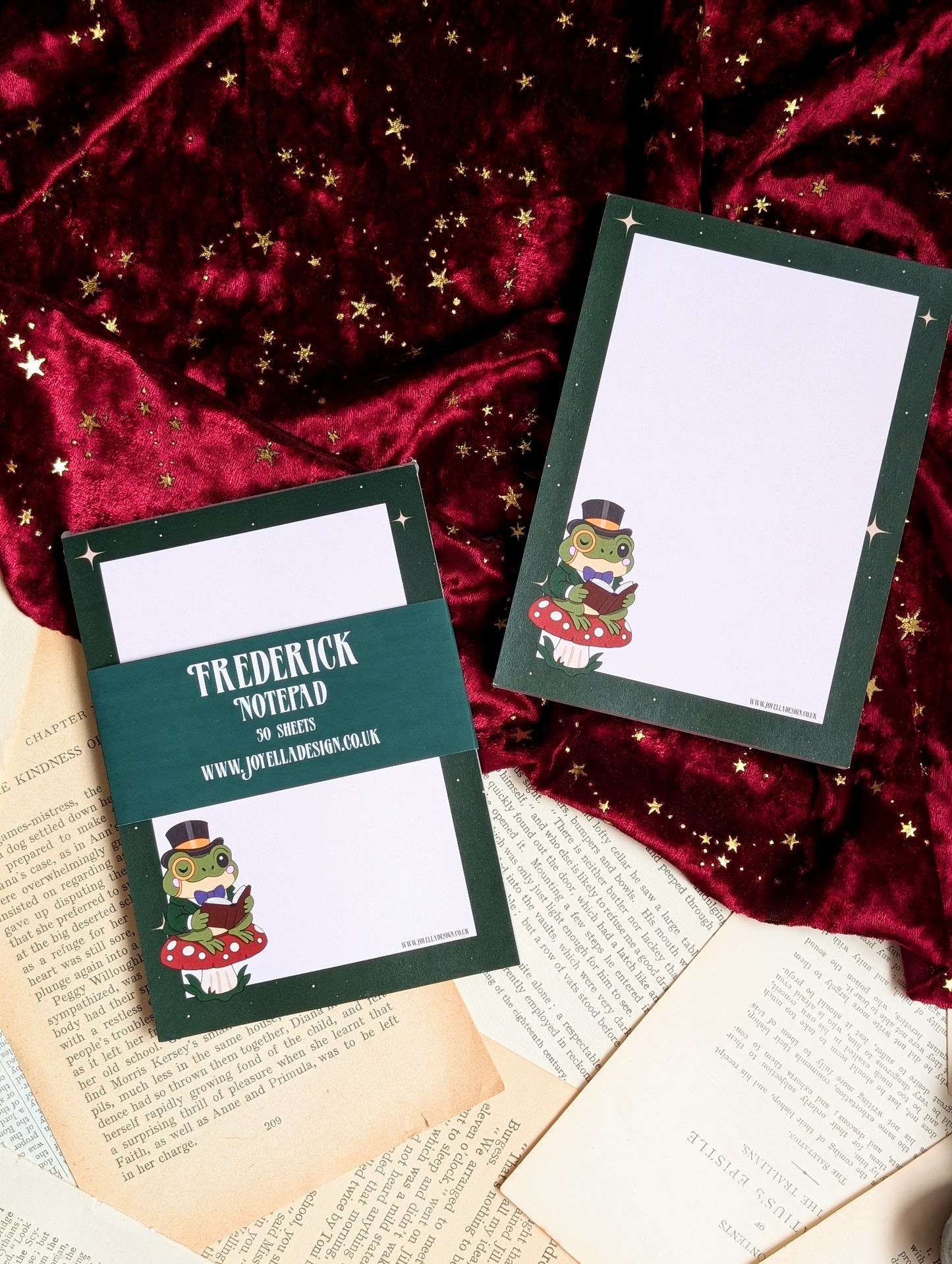A6 Notepad Frederick the frog