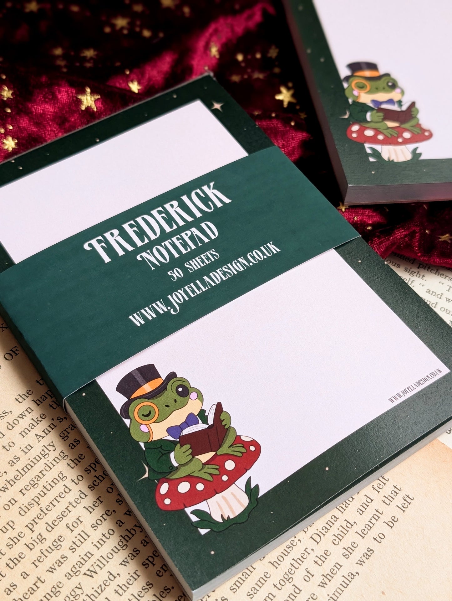 A6 Notepad Frederick the frog