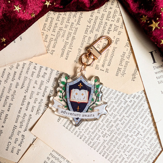 Adventure Awaits Acrylic Key-ring