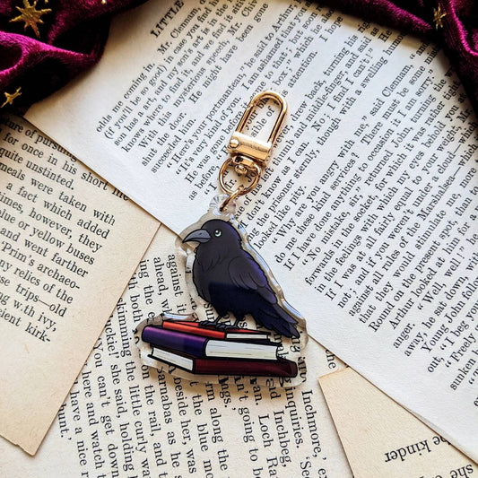 Poe the Raven Acrylic Key-ring