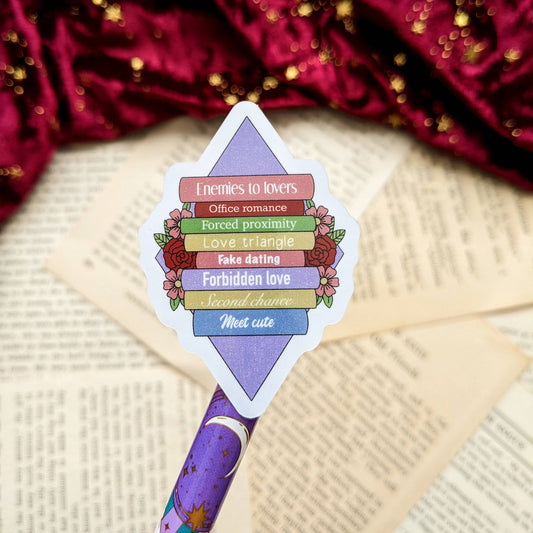Romance Tropes Vinyl sticker