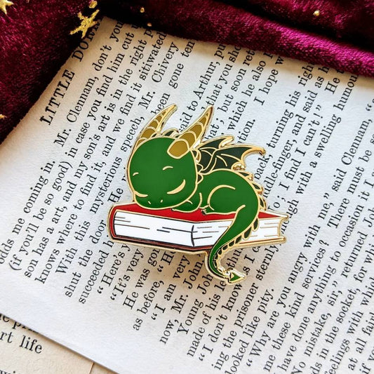 Blaze the Dragon hard enamel pin
