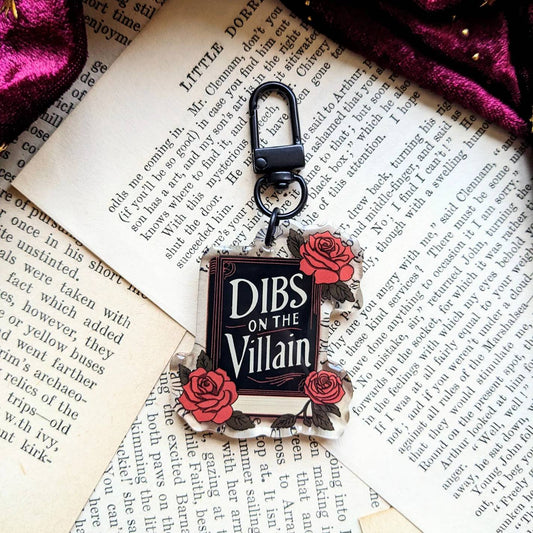 Dibs on the Villain Acrylic Key-ring
