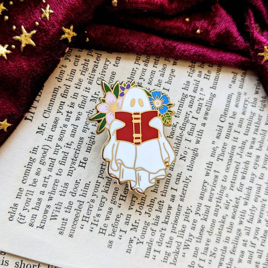 Reading Ghost hard Enamel pin
